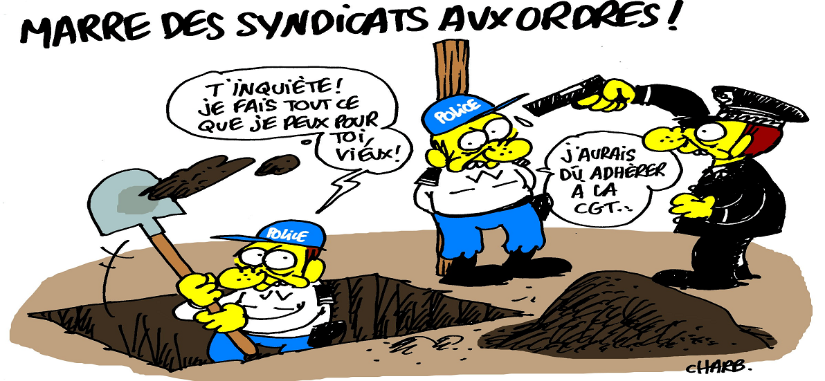 police dessin Charb